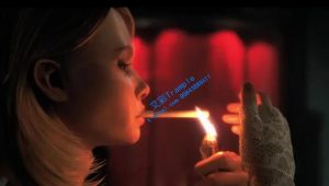 动漫女女暴力跺脸，脸被金发美女跺烂了-97LZTD-8342835