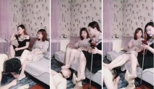 【夜色女S】带亲妹妹调教-踩踏恋足羞辱-97LZTD-8342872