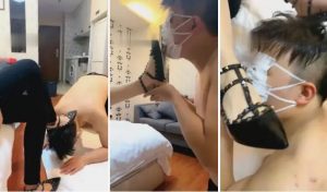【97年小姐姐】尖平底鞋深喉踩踏狗-97LZTD-8342877