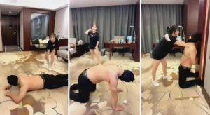 【依艺】精彩!重度鞭打踢踹打手心耳光-97LZTD-8342959