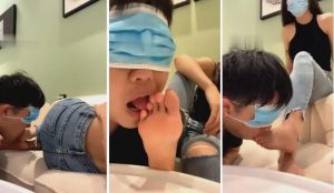 【广西苏老师】运动女神舔脚模式-97LZTD-8343068
