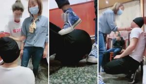 【美离子】户外饭店重度一千个耳光-97LZTD-8343120