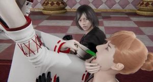GTS女巨人漫画：魔女的毒药（被魔女用药变小一脚踩爆 血崩一地）-97LZTD-8343156
