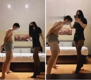 【萱萱】御姐黑丝踢裆专场-97LZTD-8343257