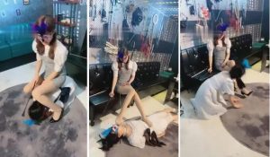 【虞姬】女M服务员欠钱不还还被虐-97LZTD-8343270