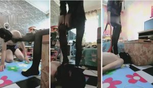 【雯雯】耳光踩踏鞭打窒息-97LZTD-8343275