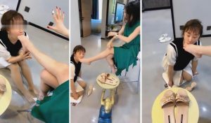 【歌迪丝】囚禁母狗伺候舔脚喂食-97LZTD-8343620
