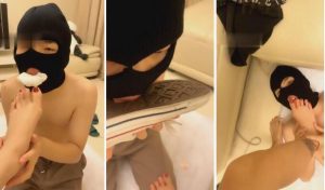 【路子】大学狗爬上门求虐口水踩踏-97LZTD-8343673