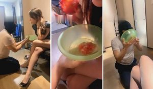 【三三】推荐-踩踏咀嚼喂食间接圣水灰丝高跟-97LZTD-8343776