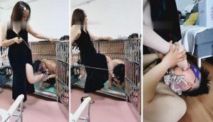 【乐姐】清晨圈养踩踏坐骑圣水调教双狗-97LZTD-8343802