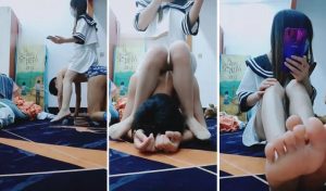【樱樱学生主】学生装骑马-酸奶舔脚-97LZTD-8343852