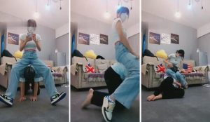 【暴力美学】AJ运动女生随意发泄-97LZTD-8343557