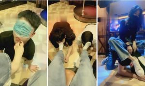 【希希子】双奴KTV调-尝试开发素人舔脚喝圣水-97LZTD-834559
