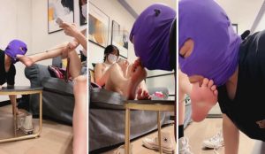 【暴力美学】御姐帆布鞋棉袜碾压狗【续集】-97LZTD-834714