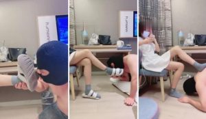 【丞丞】超臭原味棉袜羞辱狗东西-97LZTD-834723