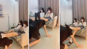 【丞丞】带素人姐妹玩私奴【完整版】-97LZTD-834760