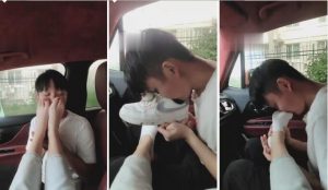 【悦主大人】车内强迫奶狗舔脏小白鞋船袜-97LZTD-834893