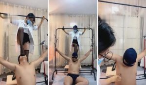 【芷晴】吊绑超强黑丝深喉-97LZTD-83505211