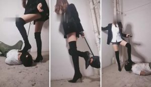 【宇婉莹】被虐有瘾舔干净我的靴底-97LZTD-83505300