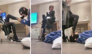 【歌迪丝】公狗吃厚丝袜-皮手套赏赐巴掌-97LZTD-83505689