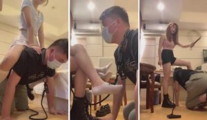【甜甜】带素人调教狗废物-嘴塞臭袜-97LZTD-83505799