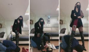 【仙女殿下】车模长靴黑丝羞辱老板【上】-97LZTD-83505861