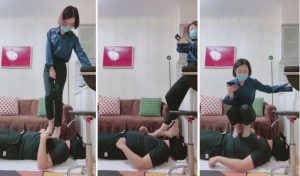 【Q月s】高跟鞋踩踏-虐乳-97LZTD-83506076