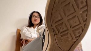 执念大大 POV高帮匡威棉白袜