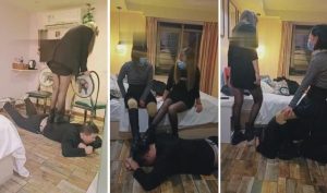 【开发素人】柠檬和她闺蜜闪闪酒店暴打男神-97LZTD-835066564