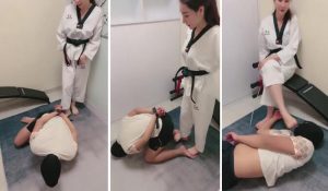 【微希】跆拳道系列-小偷偷丝袜被抓住-97LZTD-835066729