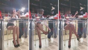 【宇婉莹】人体家具吃海底捞-97LZTD-835066742