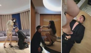 【禾末】闻R踢裆踩踏重度耳光训贱狗-97LZTD-835066816