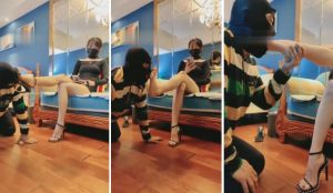 【暴力美学】高跟凉鞋全体重踩踏-97LZTD-835066890