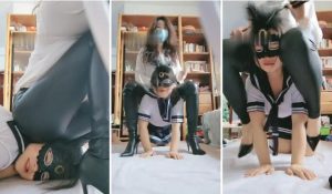 【胭脂泪痕】女奴舔主子裸足坐脸-97LZTD-835067019