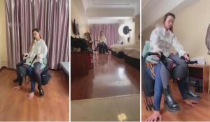 【二宝】口含袜子地狱体力透支新马奴-97LZTD-835067078