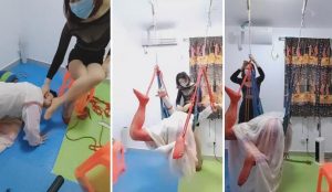 【sarah女王】吊床吊缚-口水喂食转胯-97LZTD-835067129