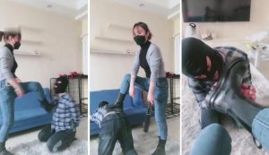 【蜜儿】继母暴力虐待抖M儿子-97LZTD-835067272