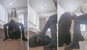 【00小主十言】学生S长靴碾压羞辱奴才-97LZTD-835067404
