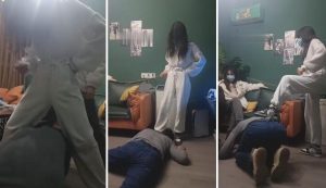 【刘二狗】双素人女仆tj-耳光鞭打踩踏-97LZTD-835067427