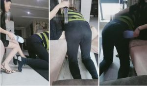 【傲柔】拖鞋重度打屁股全程不停打到肿-97LZTD-835067718