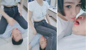 【美丝大】牛仔裤窒息坐脸羞辱-97LZTD-835067722