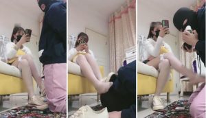 【linda琳达】帆布鞋白丝脚下犯贱的灵魂-97LZTD-835067833