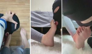 【罗宾】棉袜白鞋瑜伽裤羞辱狗-97LZTD-835067864
