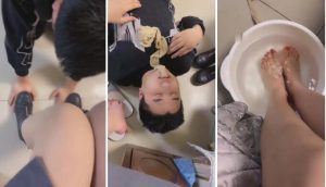【诺诺子】强迫舔脏靴加官窒息-97LZTD-835067904