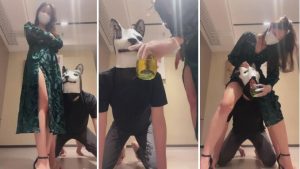 【禾末】浓圣水浇喂狗杂种犬化家奴第七弹-97LZTD-835067920