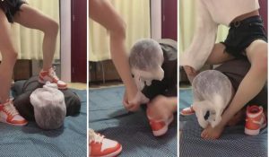 【金桔小主】学生S白棉袜AJ羞辱班主任-97LZTD-835067993