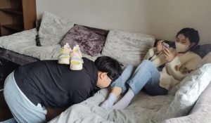 【猫猫大人】家奴伺候，舔脚踢裆
