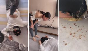【领主老大】重口奴下奴-女奴呕吐男狗圣水输液袋喂食-97LZTD-835068055