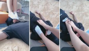 【书瑶】白棉袜裸足踩脚垫-97LZTD-835068081