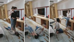 【多多】双S强制捆绑全体重踩踏转胯闻脚耳光-97LZTD-835068087